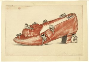 El asalto del zapato, 1888 de Henri Charles Guérard