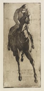 El caballo de carreras, c.1888 de Henri Charles Guérard