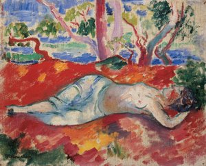 Una Mujer Durmiendo (La Femme Endormie), 1906 de Henri Charles Manguin