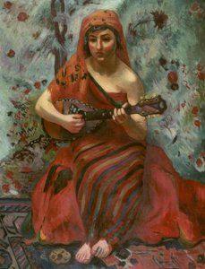 La mandolinista (La pequeña Marie) de Henri Charles Manguin