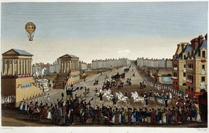 Entrada de Su Majestad Luis XVIII a París de Henri Courvoisier Voisin