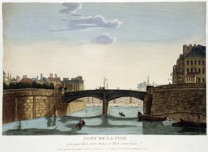 Le Pont de la Cité - en “Views of Paris” por Courvoisier
