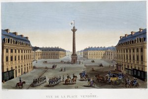 Place Vendôme - París por Courvoisier