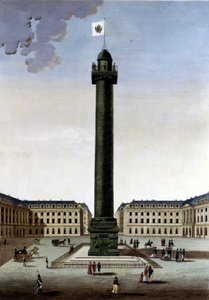 Place Vendôme - en “Views of Paris” por Courvoisier de Henri Courvoisier Voisin