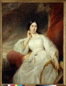 Retrato de Maria Garcia llamada la Malibran (1808-1836) cantante en el papel de Desdémona para 
