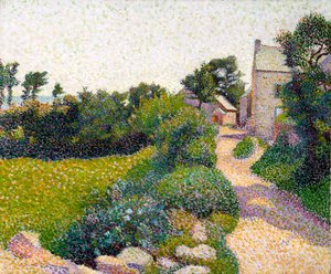 La carretera a la luz del sol (óleo sobre lienzo)