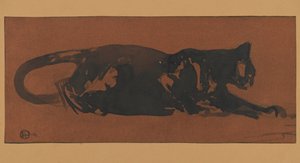 Gato negro de Henri Deluermoz