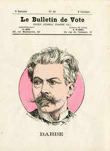 Boleta 2da serie, Satírico en Colores: Barba - Ilustración de Henri Demare de Henri Demare