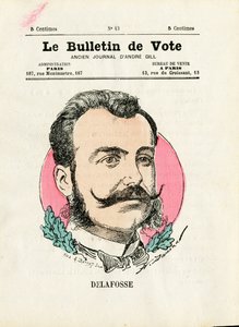 Ballot 2ª serie, Satírico en colores: Delafosse - Ilustración de Henri Demare (1846-1888) de Henri Demare