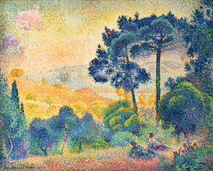 Paisaje de Provenza, 1898 de Henri Edmond Cross