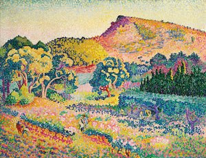 Paisaje con Le Cap Negre, 1906 de Henri Edmond Cross