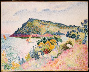 El Cabo Negro, Bahía de Pramousquier, 1906 de Henri Edmond Cross