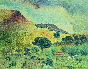 Las montañas Maures, 1906-07 de Henri Edmond Cross