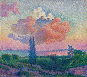 la nube rosa de Henri Edmond Cross