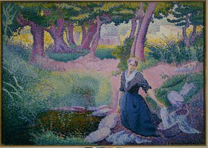 La lavandera, 1895-96 de Henri Edmond Cross
