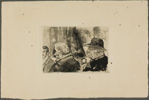 Tres Hombres, Medio Cuerpo de Henri Edmond Cross