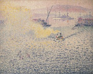 Toulon, mañana de invierno, 1906-1907 de Henri Edmond Cross