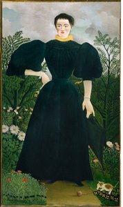 Portrait de Mme M. (óleo sobre lienzo) de Henri Emilien Rousseau