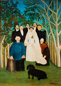 La boda (óleo sobre lienzo) de Henri Emilien Rousseau