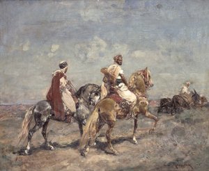 La caza del halcón de Henri Emilien Rousseau