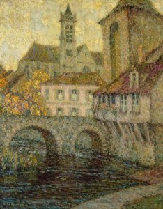 La Puerta de Borgoña, Moret de Henri Eugene Augustin Le Sidaner