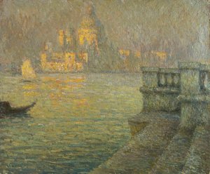 La Salute, Venecia de Henri Eugene Augustin Le Sidaner