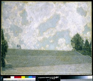 Escalinata del Palacio de Versalles (óleo sobre lienzo) de Henri Eugene Augustin Le Sidaner