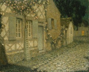 La casa del jardinero a la luz de la luna, Gerberoy