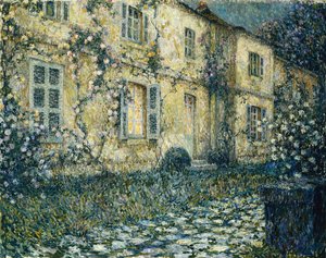 La Casa de Verano de Henri Eugene Augustin Le Sidaner