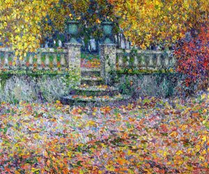 La terraza en otoño, Gerberoy
