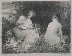 Bañistas de Henri Fantin-Latour