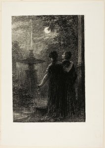 Beatrice y Benedict, Acto I: Nocturno, de la ópera de Hector Berlioz "Beatrice y Benedict (1862)" de Henri Fantin-Latour