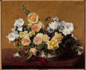 Ramo de flores de Ignace Henri Jean Fantin Latour