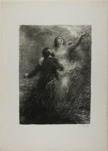 Final del Holandés Errante, segunda lámina de Henri Fantin-Latour