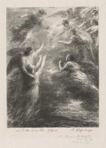 El Paraíso y el Peri de Henri Fantin Latour