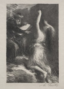 Parsifal, Acto II: Evocación de Kundry de Henri Fantin-Latour