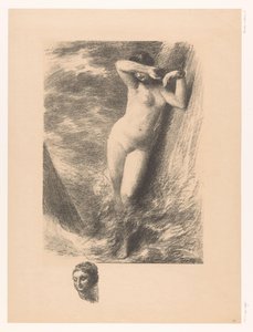 Andrómeda encadenada a una roca en el agua
Andrómeda de Ignace Henri Jean Fantin Latour
