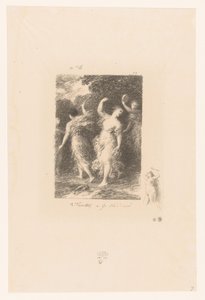 Los niños bailan y hacen música
Baco
Gedichten van André Chénier (título de la serie)
Ilustraciones para las Poésies d