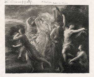 Danza de los Troyanos de Ignace Henri Jean Fantin Latour