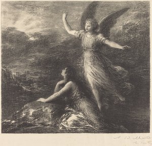 Debut de "Paradise and the Peri" (2ª placa) de Ignace Henri Jean Fantin Latour
