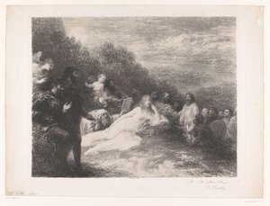 Fausto y Mefisto ven a Helena de Troya
Helene de Ignace Henri Jean Fantin Latour