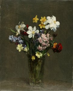 Flores en un jarrón de Henri Fantin Latour