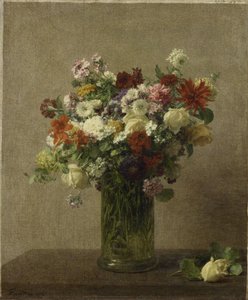 Flores de Normandía de Ignace Henri Jean Fantin Latour