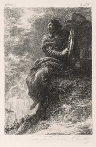 Harolde en las montañas de Ignace Henri Jean Fantin Latour