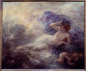 La noche de Ignace Henri Jean Fantin Latour