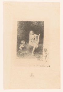 La música con Amor
Esto es lo que cantaron las siguientes náyades
XXI
Gedichten van André Chénier (título de la serie)
Ilustraciones para las Poésies d