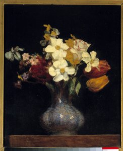 Narcisos y tulipanes de Ignace Henri Jean Fantin Latour