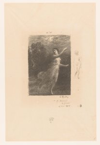 Nimf vlucht weg for sater
De noche, la ninfa errante
Bucólicos. Idilios y fragmentos de idilios. XXIV
Gedichten van André Chénier (título de la serie)
Ilustraciones para las Poésies d