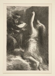 Parsifal: Acto II, ?vocación de Kundry (Parsifal: Acto II, Evocación de Kundry) de Ignace Henri Jean Fantin Latour