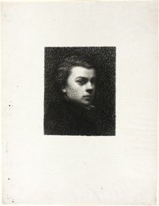 Retrato del artista a los diecisiete años de Ignace Henri Jean Fantin Latour